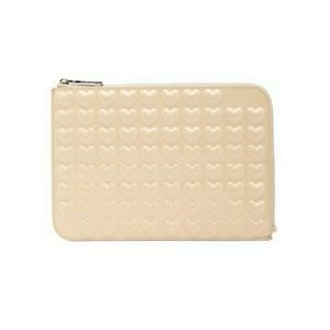 Marc Jacobs Hearts Leather Zip Pouch